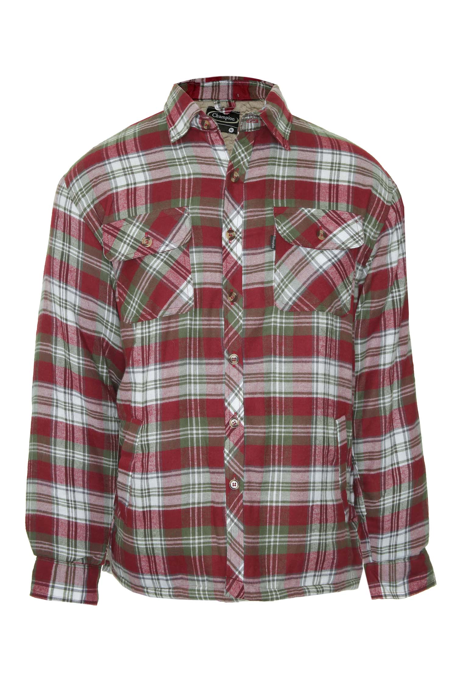 plaid and floral shirt